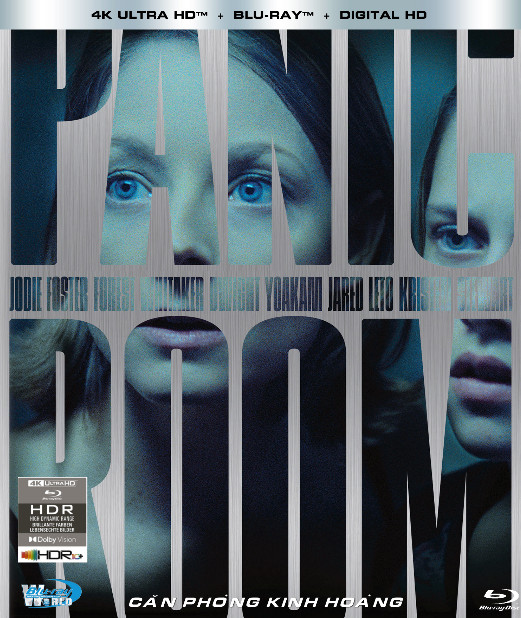 4KUHD1003.Panic Room 2002  CĂN PHÒNG KINH HOÀNG  4K66G (TRUE- HD 7.1 DOLBY ATMOS - DOLBY VISION) USA